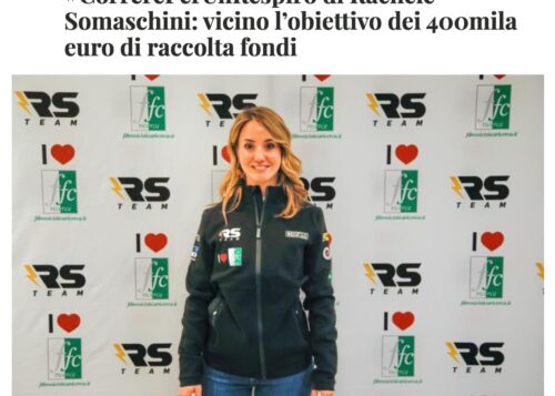 #CorrerePerUnRespiro di Rachele Somaschini vicino l’obiettivo dei 400mila euro di raccolta fondi