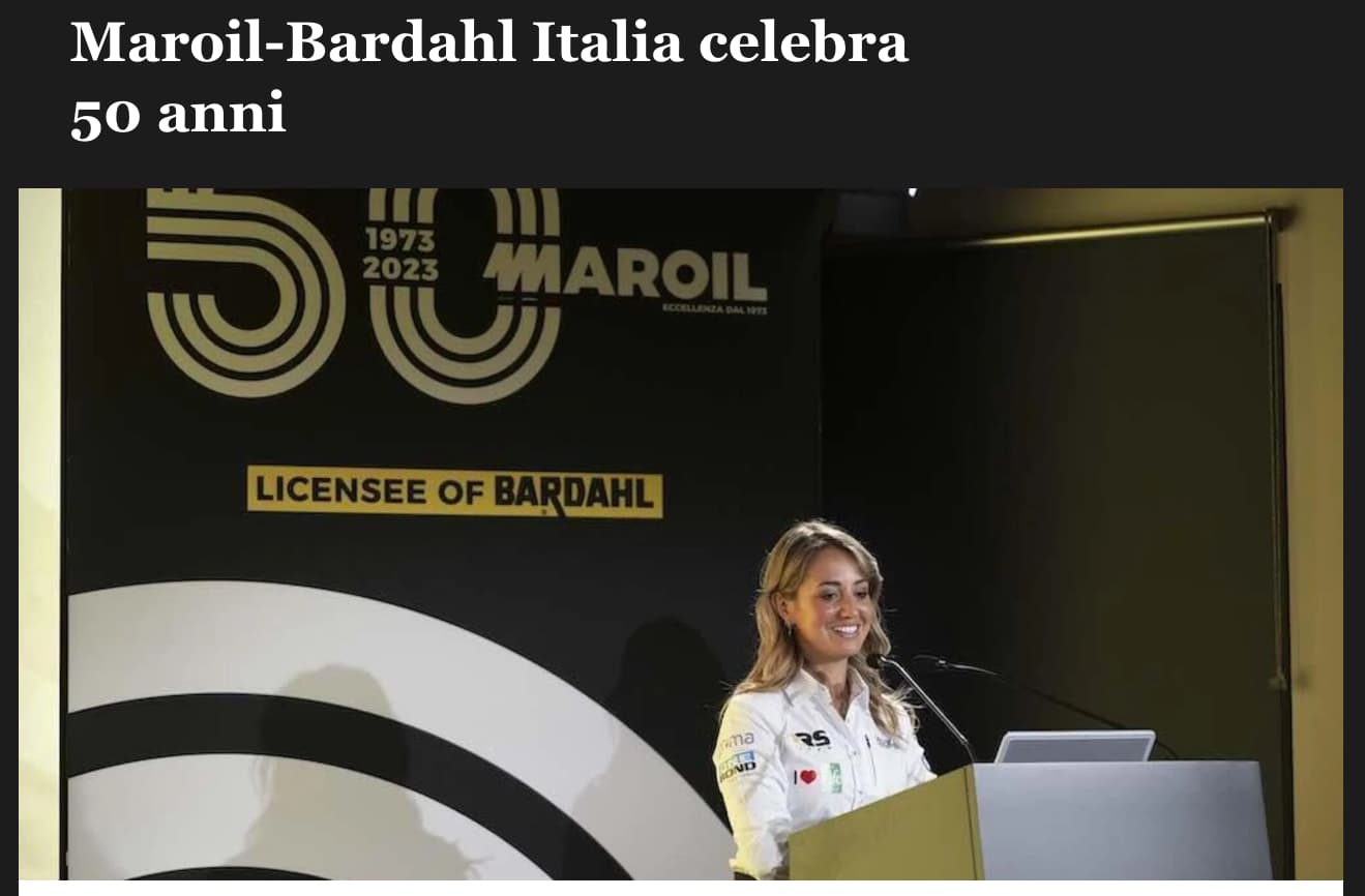 Maroil-Bardahl Italia celebra 50 anni