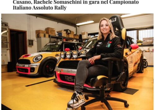 Cusano, Rachele Somaschini in gara nel Campionato Italiano Assoluto Rally