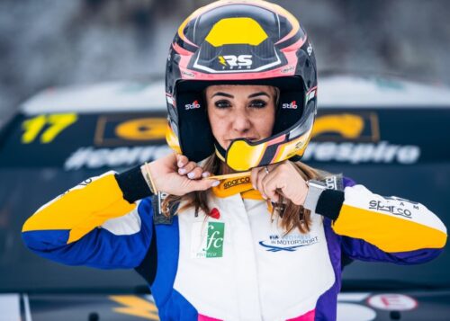 Rachele Somaschini al via del Campionato Italiano Assoluto Rally 2024