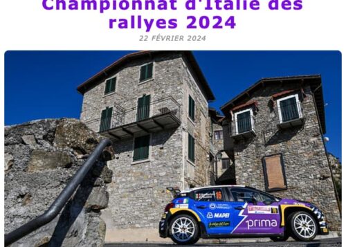 Rachele Somaschini sur le Championnat d'Italie des rallyes 2024