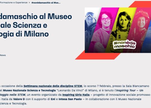 #nonèdamaschio al Museo Nazionale Scienza e Tecnologia di Milano