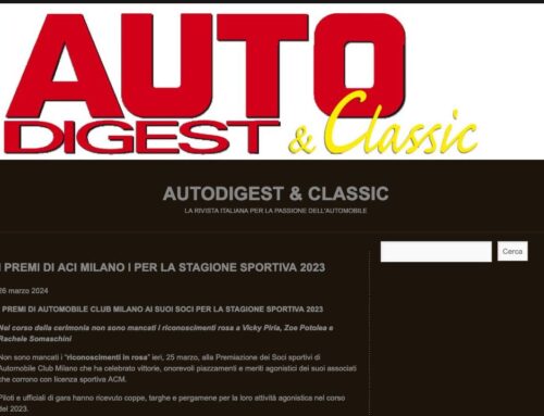 AUTODIGESTCLASSIC • I premi di ACI Milano I per la stagione sportiva 2023