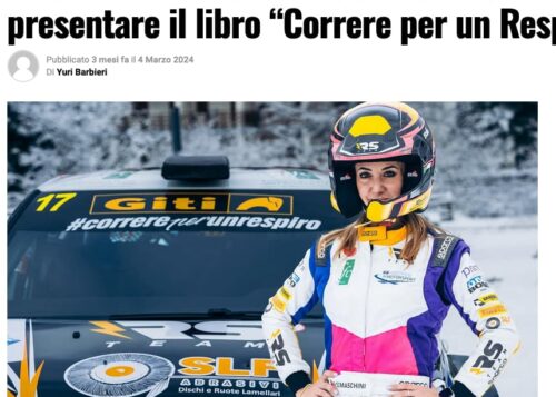 Rachele Somaschini a Castel San Pietro Terme per presentare il libro “Correre per un Respiro”