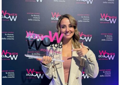 Rachele Somaschini premiata WOMAN in WOW.