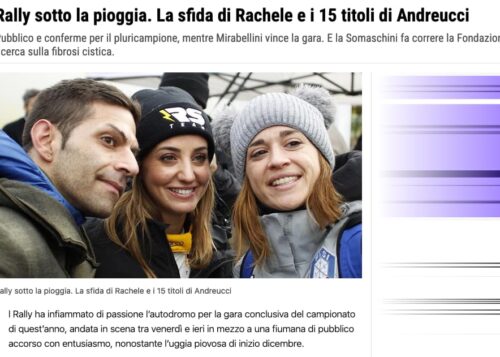 Rally sotto la pioggia. La sfida di Rachele e i 15 titoli di Andreucci