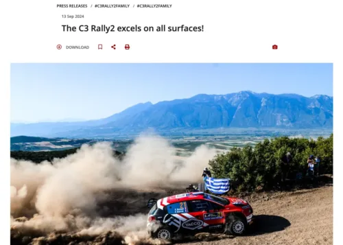MEDIA.STELLANTIS.COM • The C3 Rally2 excels on all surfaces!