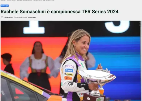 MILANOSPORTIVA.COM • Rachele Somaschini è campionessa TER Series 2024