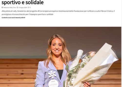 A Rachele Somaschini il premio alla carriera di UNA, il prestigioso riconoscimento per l’impegno sportivo e solidale