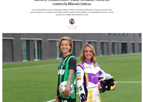 Rachele Somaschini e Lana Clelland: «Insieme contro la fibrosi cistica»