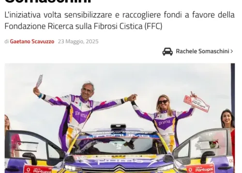 MOTORIONLINE.COM • CorrerePerUnRespiro, al Rally Italia Sardegna WRC il progetto solidale con Rachele Somaschini