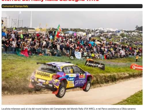 RALLYLINK.IT • Rachele Somaschini e #CorrerePerUnRespiro sugli sterrati del Rally Italia Sardegna WRC