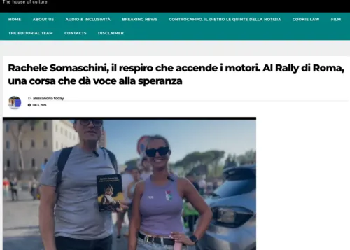 ALESSANDRIA.TODAY • Rachele Somaschini al Rally di Roma una corsa per la vita e per chi lotta ogni giorno