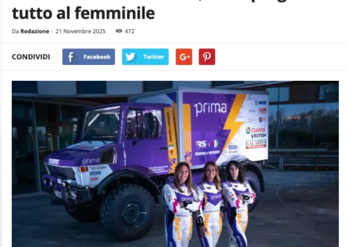 GENTECOMUNEWEB.IT Rachele Somaschini e CorrerePerUnRespiro al via della DAKAR CLASSIC 2026 su camion, in un progetto tutto al femminile - Gente Comune