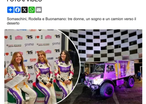 ILBUSTESE.IT Dakar 2026 debutta il primo equipaggio femminile italiano FOTO e VIDEO
