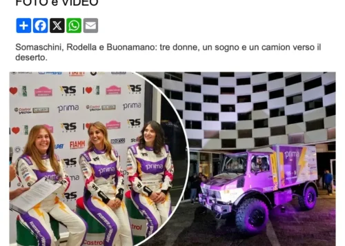 LAVOCEDIIMPERIA.IT Dakar 2026 debutta il primo equipaggio femminile italiano FOTO e VIDEO