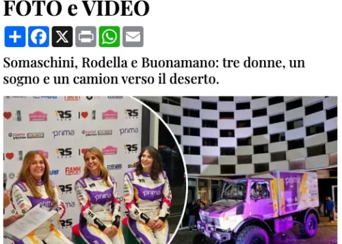 NEWSNOVARA.IT Dakar 2026 debutta il primo equipaggio femminile italiano FOTO e VIDEO
