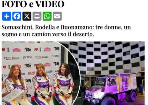 TORINOGGI.IT Dakar 2026 debutta il primo equipaggio femminile italiano FOTO e VIDEO