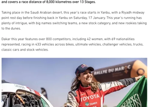 femalesinmotorsport.com meet the women striving for success at the 2026 dakar rally fia