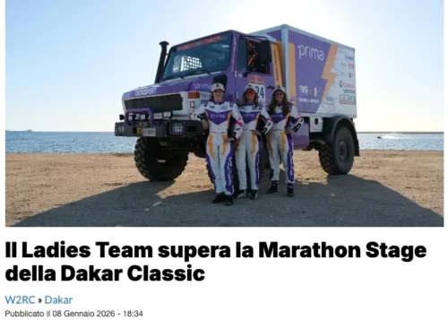 italiarally.it il ladies team supera la marathon stage della dakar classic