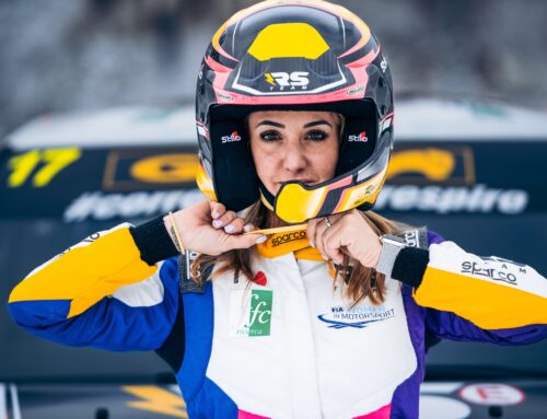 Rachele Somaschini al via del Campionato Italiano Assoluto Rally 2024